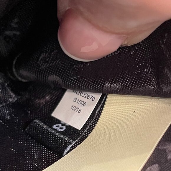 Kate Spade Laurel Way Neda Beige and Black Leather Zip Around Wallet - Picture 9 of 14